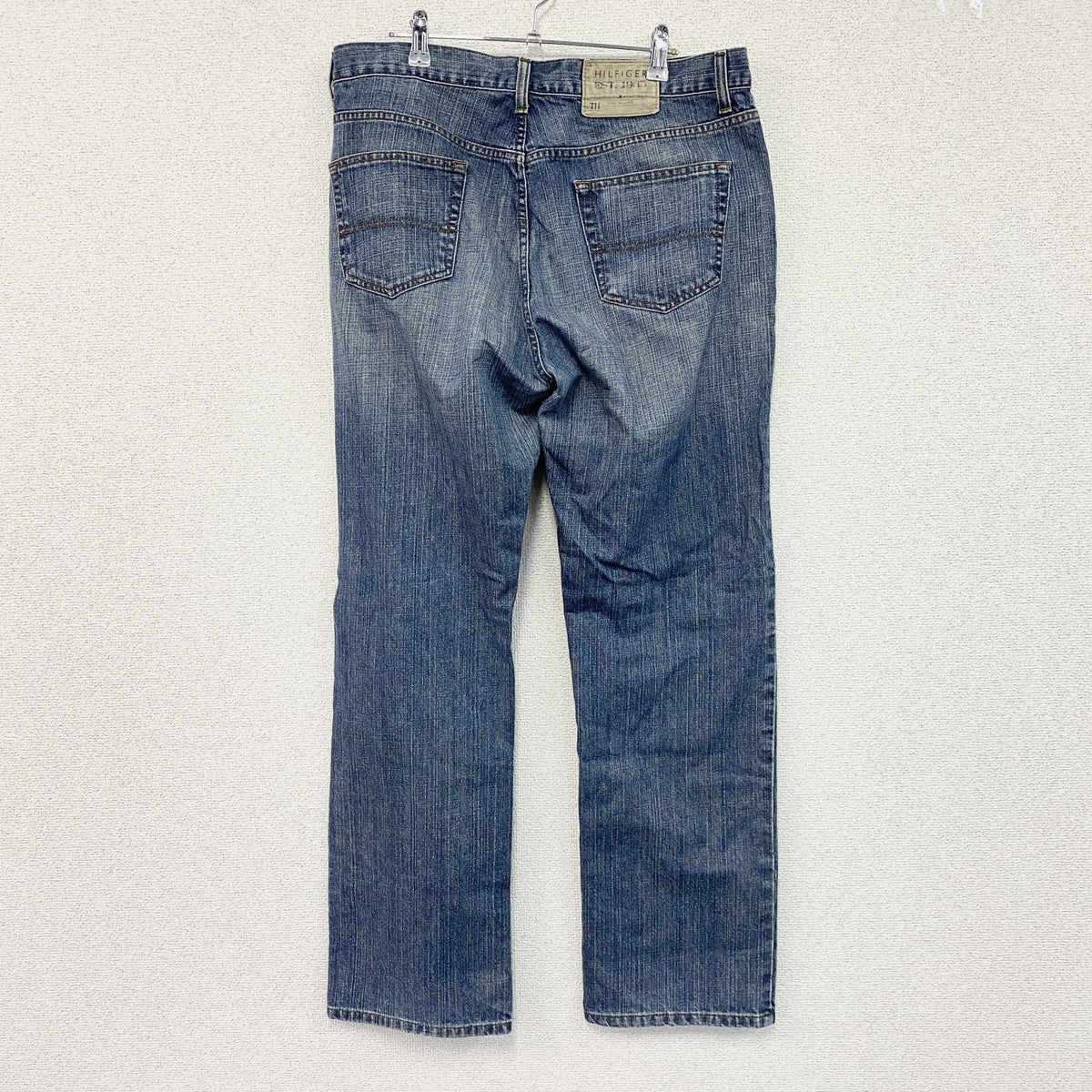 TOMMY JEANS　トミージーンズ　デニムパンツ/ジーンズ　ジップフライ　縦落ち　フェード　インディゴ　W34サイズ　古着
