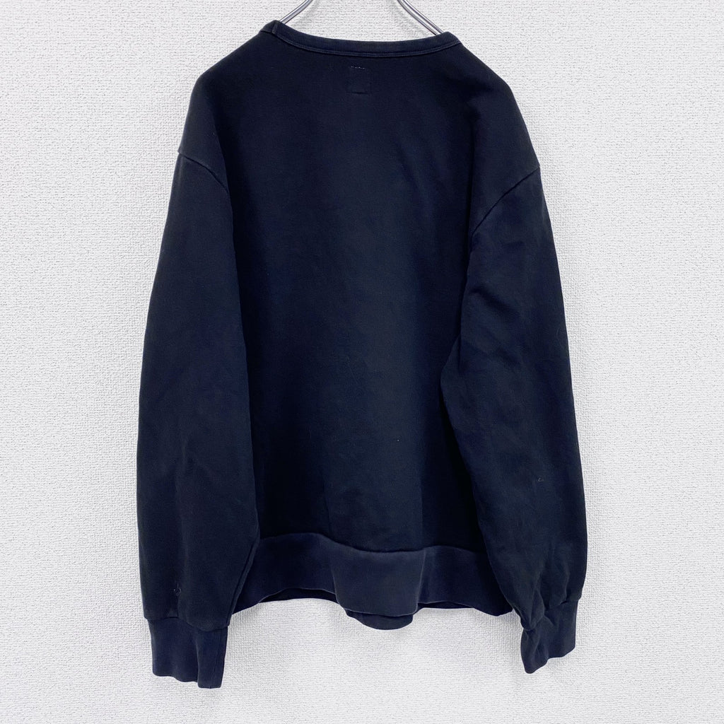 GAP　ギャップ　スウェット/トレーナー　デカロゴ　黒　ブラック　XLサイズ　古着