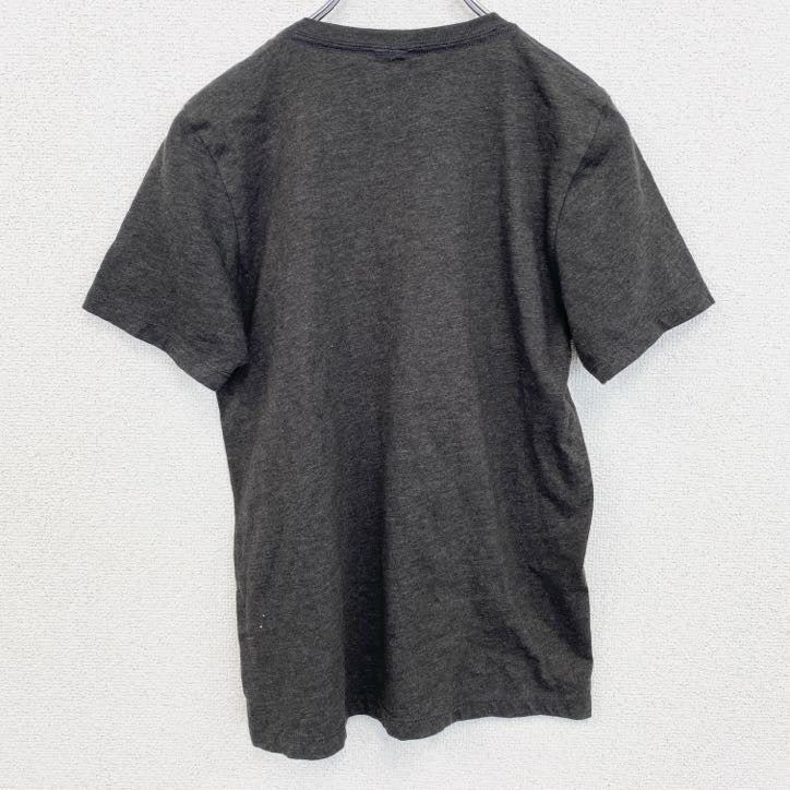 半袖アニメプリントTシャツ　ナルト　キャラクター　チャコールグレー　クルーネック　レトロデザイン　Lサイズ　古着