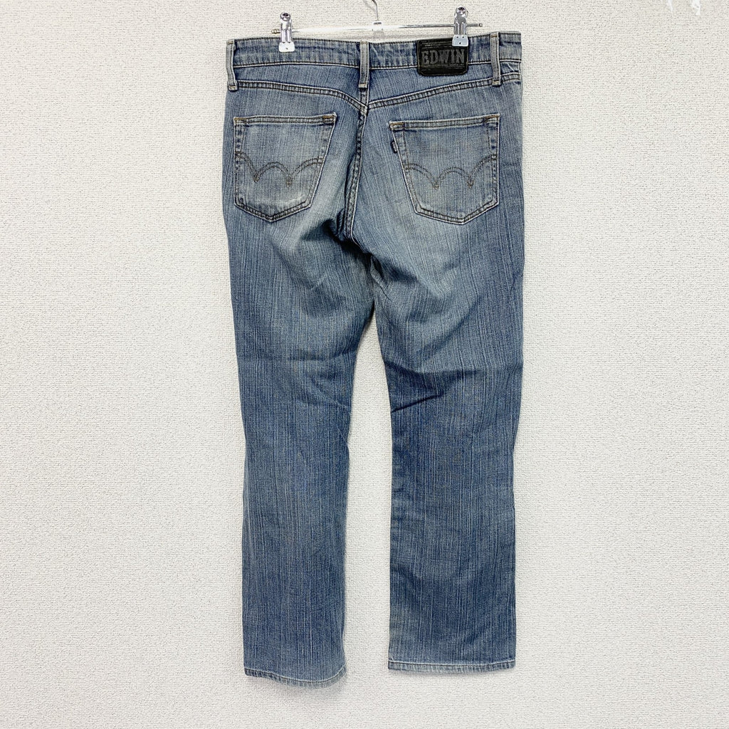 EDWIN　エドウィン　503　デニムパンツ/ジーンズ　ジップフライ　縦落ち　インディゴ　33サイズ　古着