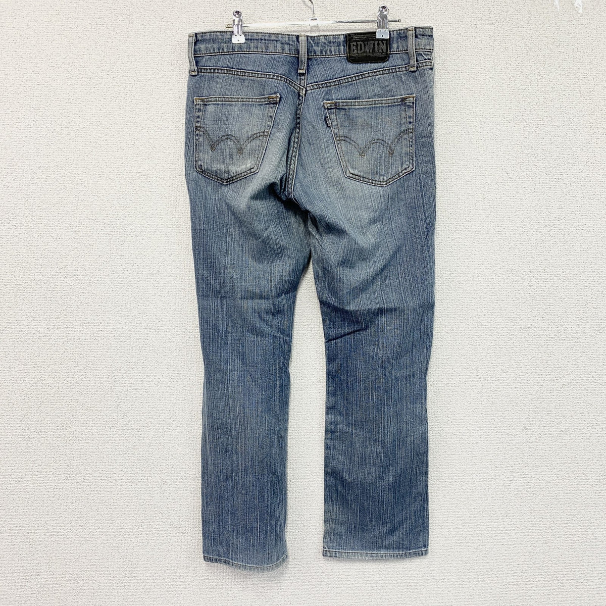 EDWIN　エドウィン　503　デニムパンツ/ジーンズ　ジップフライ　縦落ち　インディゴ　33サイズ　古着