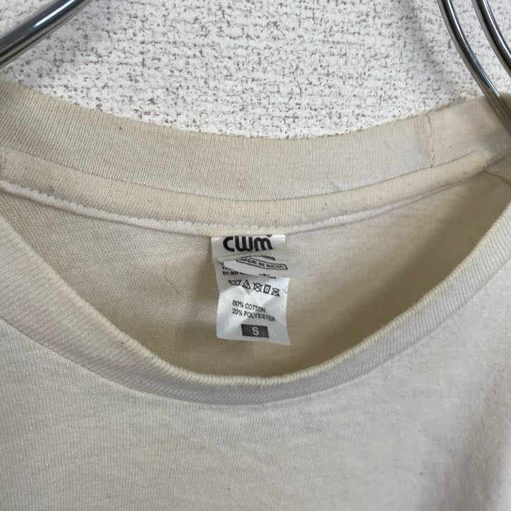 半袖プリントTシャツ　自由の女神　アメリカ　国旗　白　ホワイト　クルーネック　レトロデザイン　Sサイズ　古着