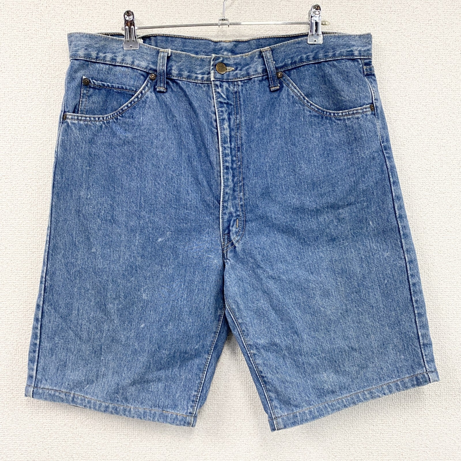 BIG-JOHN　ビッグジョン　デニムハーフパンツ/ショートパンツ　インディゴ　W38サイズ　古着