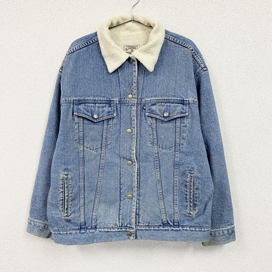 ～90s　RALPH LAUREN　ラルフローレン　デニムボアジャケット/Gジャン　ヴィンテージ　インディゴ　Mサイズ