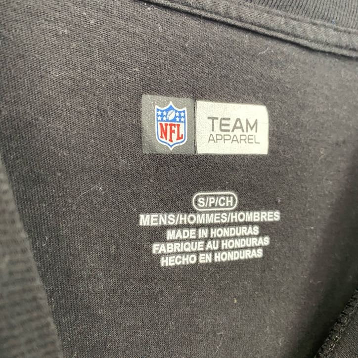 NFL　TEAM APPAREL　レイブンズ　長袖プリントTシャツ　ロンT　フットボール　黒　ブラック　Sサイズ　古着