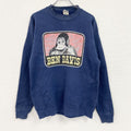 ～90s　ONEITA　オニータ　BEN DAVIS　ベンデイビス　スウェット/トレーナー　デカロゴ　ヴィンテージ　紺　ネイビー　Lサイズ　古着
