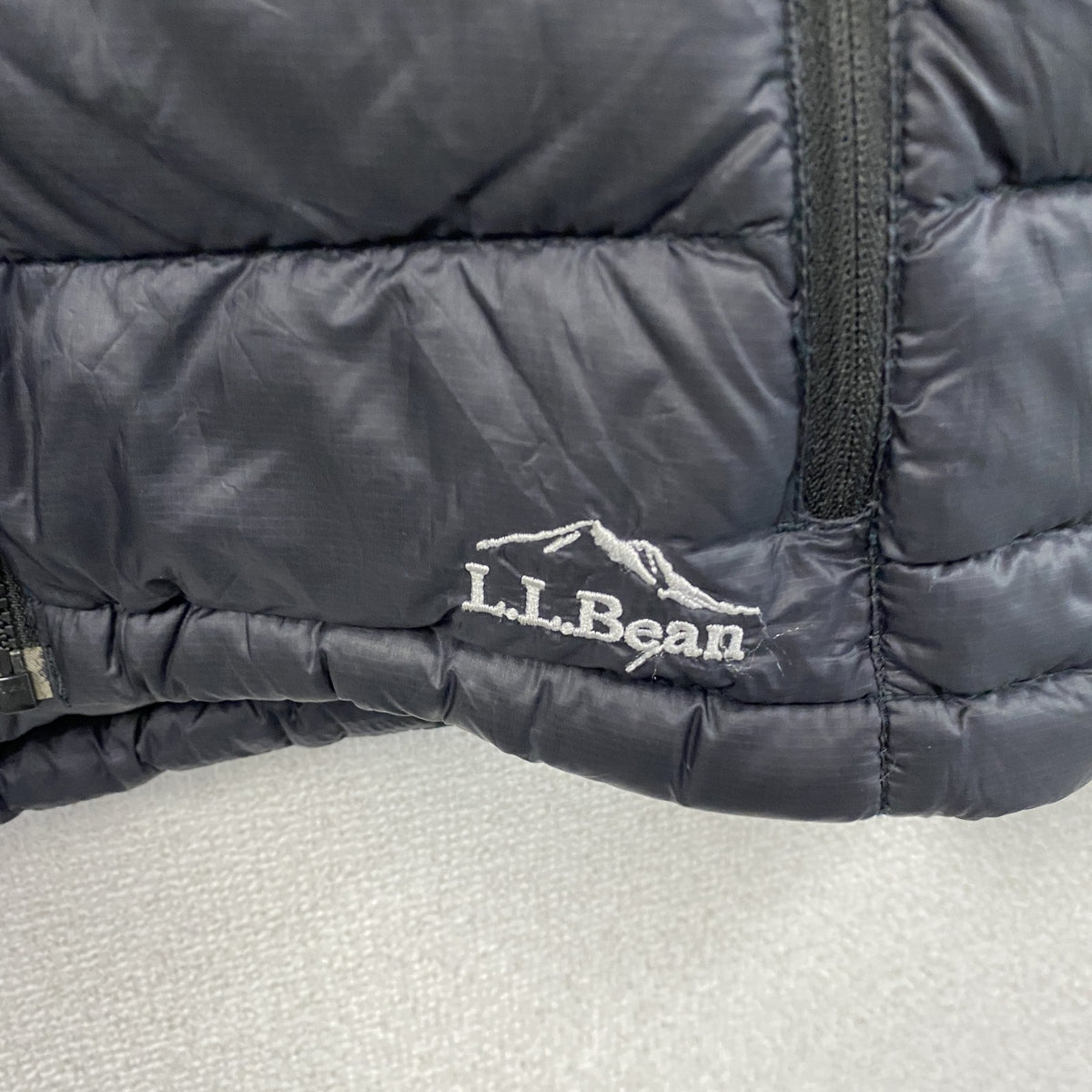 L.L.Bean　エルエルビーン　ダウンジャケット　ダウン90%　ダークグレー　古着