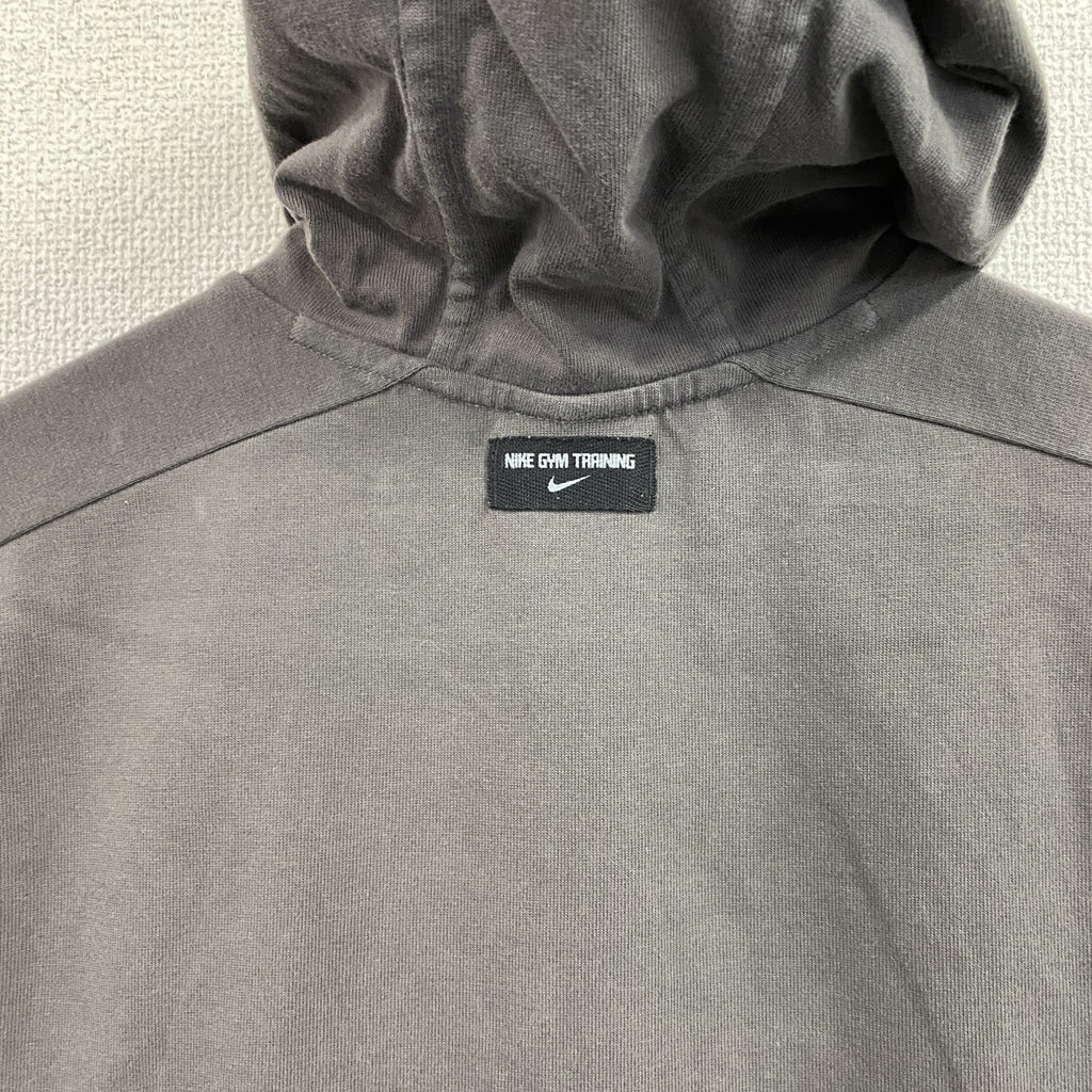 NIKE　ナイキ　DRI-FIT　フルジップベスト　ダークグレー　2XLサイズ　古着