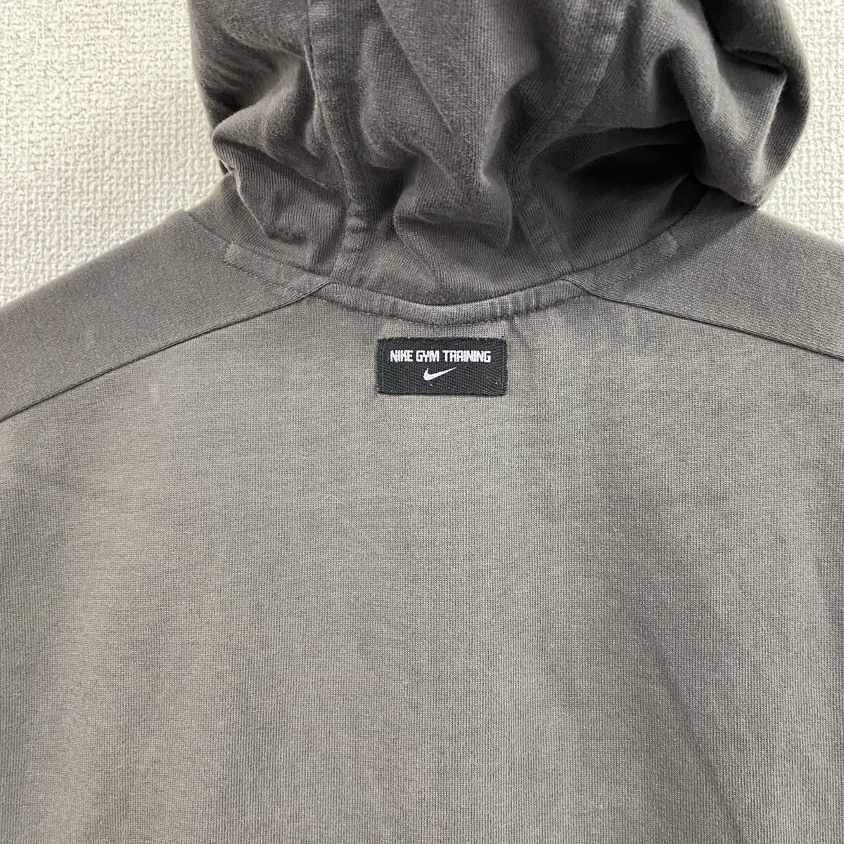 NIKE　ナイキ　DRI-FIT　フルジップベスト　ダークグレー　2XLサイズ　古着