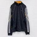 00s　adidas　アディダス　トラックジャケット/ジャージ　ヴィンテージ　黒　ブラック　古着