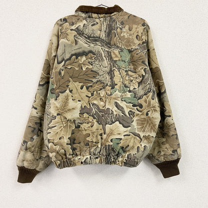 ～90s　Walls　ウォールズ　ブルゾン/スイングトップ　ヴィンテージ　中綿入り　リアルツリーカモ　カーキ