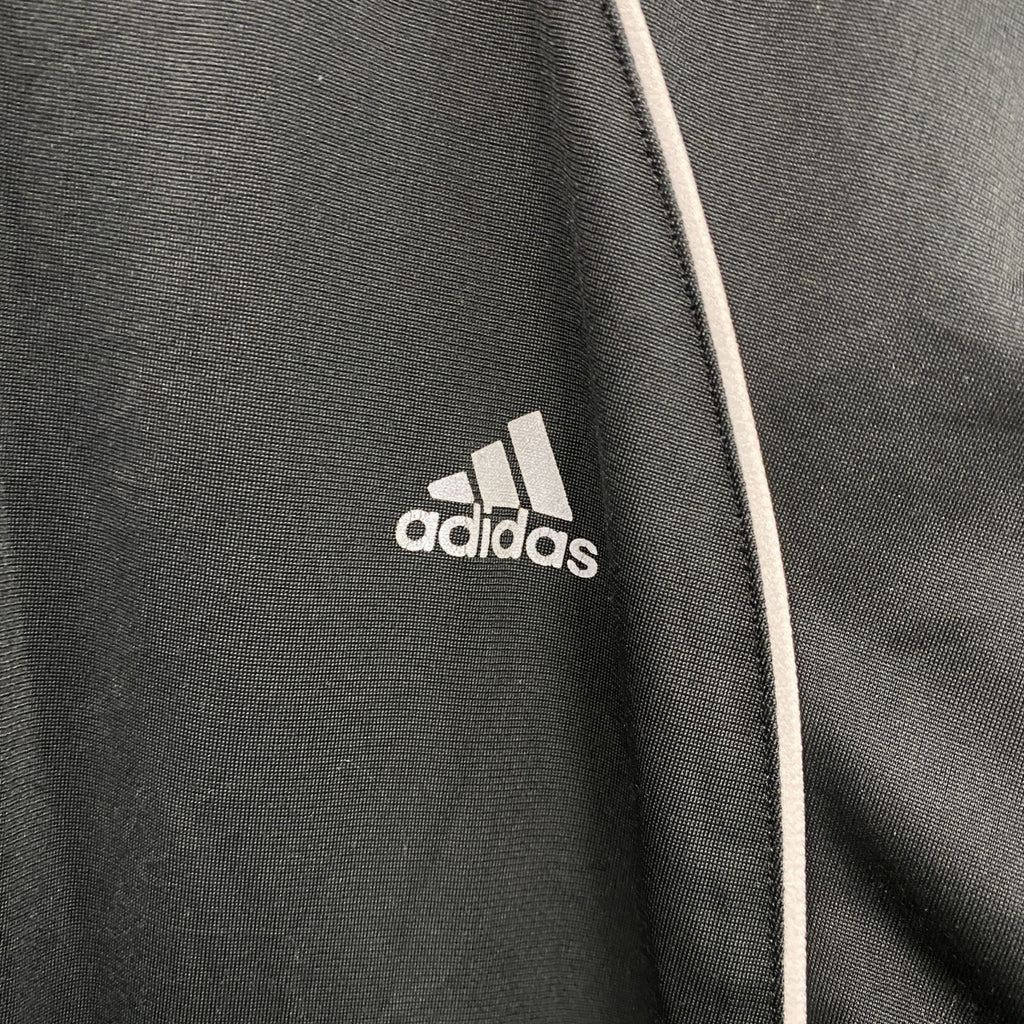 00s　adidas　アディダス　トラックジャケット/ジャージ　ヴィンテージ　黒　ブラック　古着