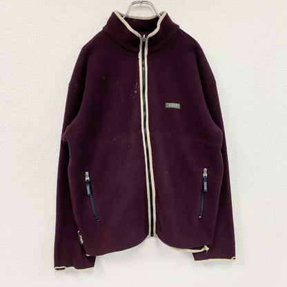 AIGLE　フルジップフリースジャケット　ボルドー　カシスレッド　Lサイズ