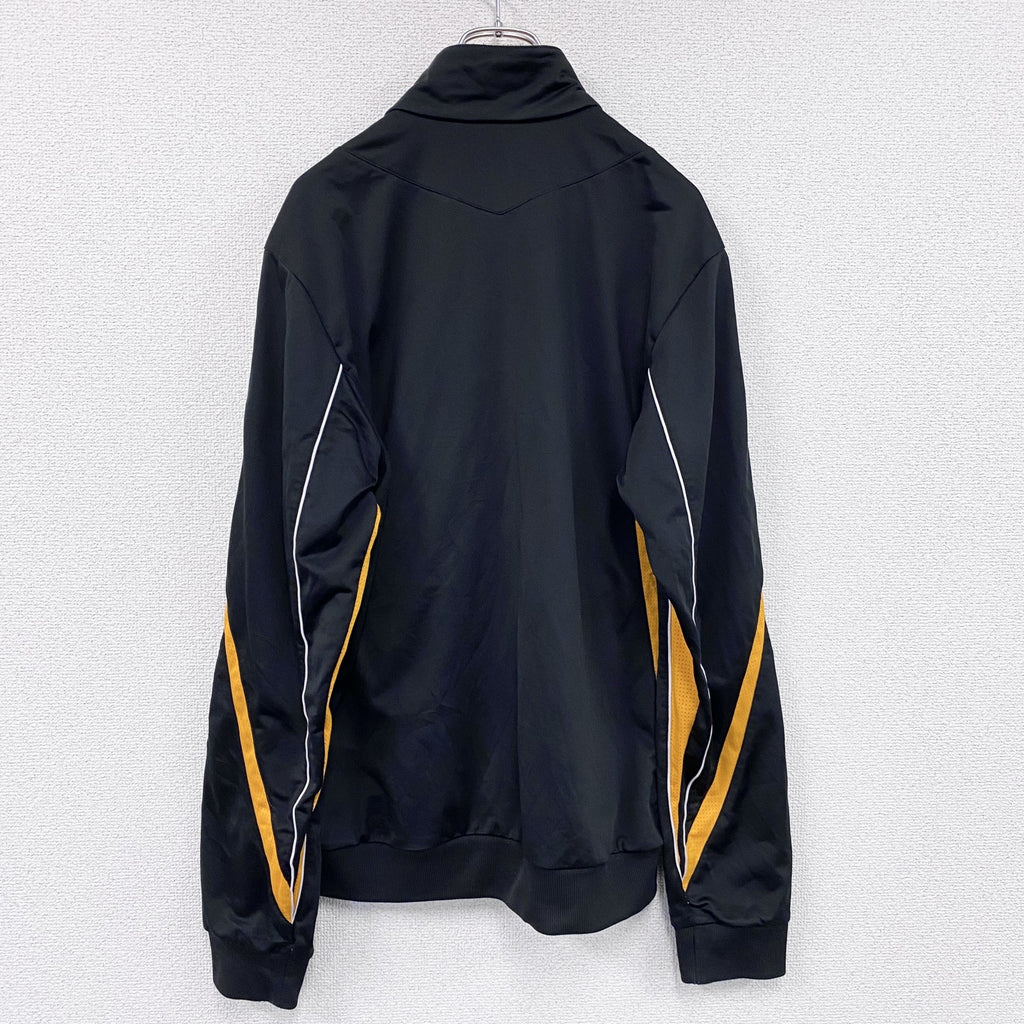 00s　adidas　アディダス　トラックジャケット/ジャージ　ヴィンテージ　黒　ブラック　古着