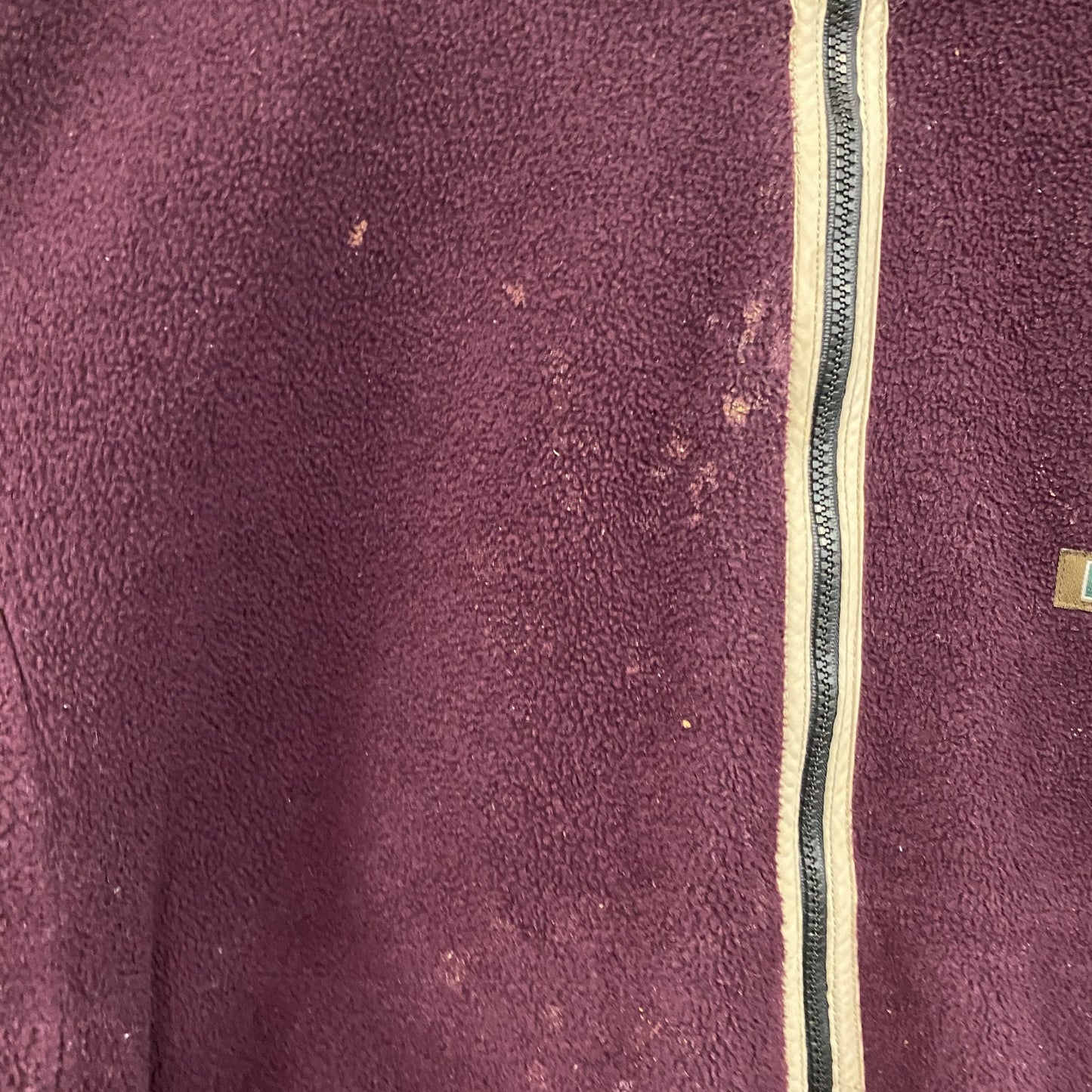 AIGLE　フルジップフリースジャケット　ボルドー　カシスレッド　Lサイズ