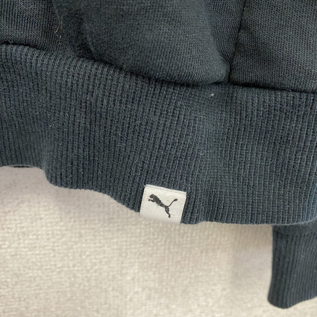 PUMA　プーマ　トラックジャケット/ジャージ　黒　ブラック　Sサイズ　古着