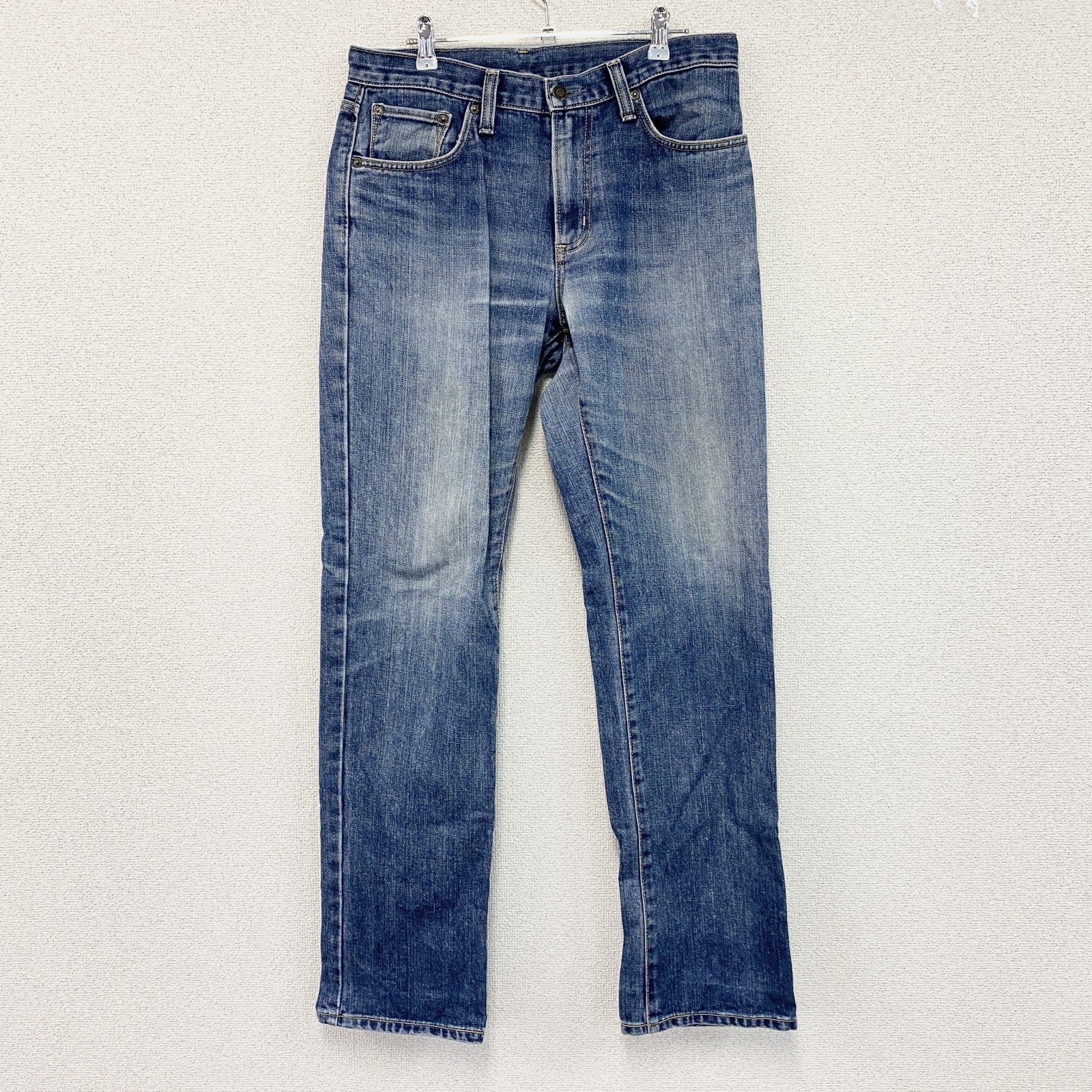 EDWIN　エドウィン　404　デニムパンツ/ジーンズ　縦落ち　ジップフライ　インディゴ　W30サイズ　古着