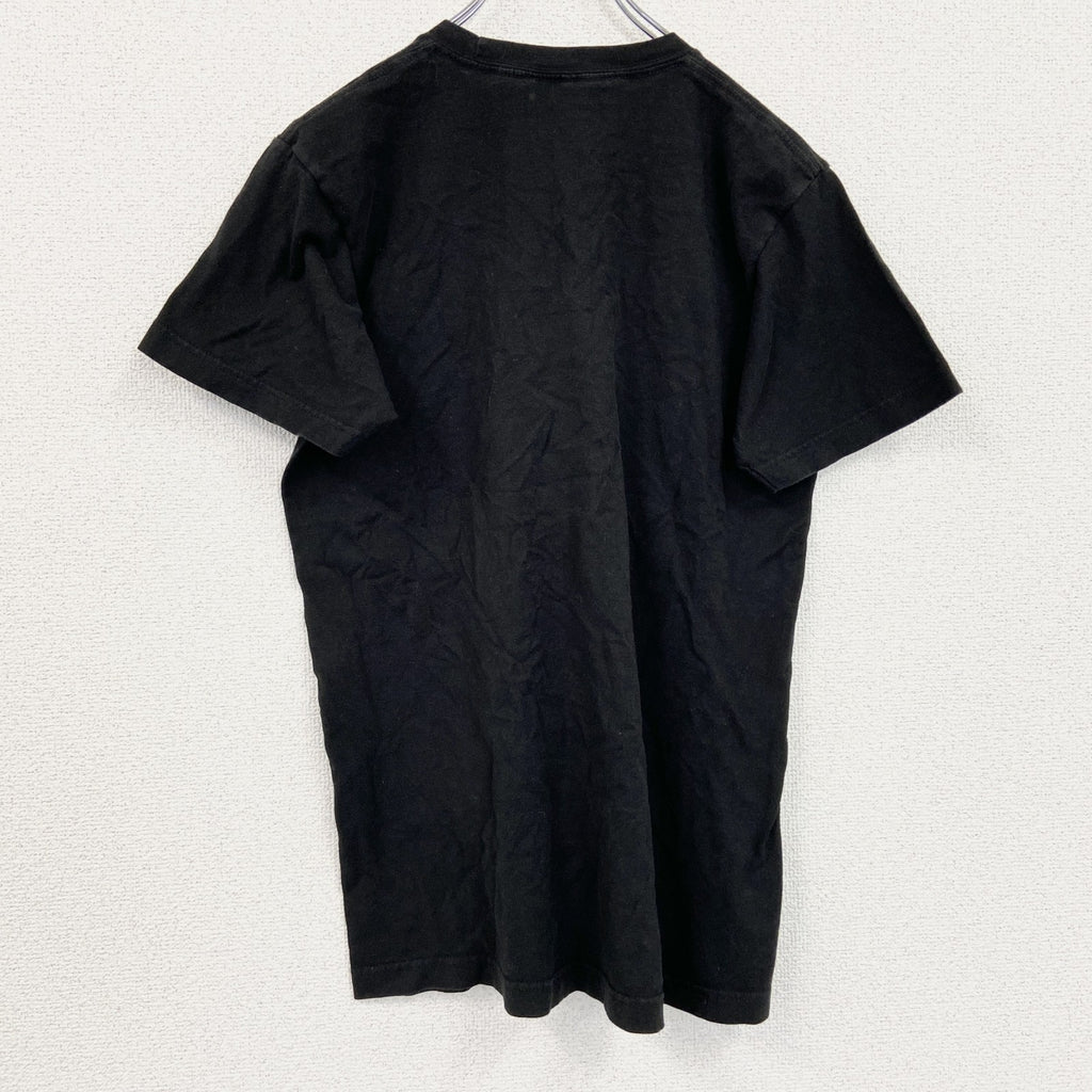 僕のヒーローアカデミア　半袖アニメプリントTシャツ　レトロ　クルーネック　少年ジャンプ　黒　ブラック　Mサイズ　古着