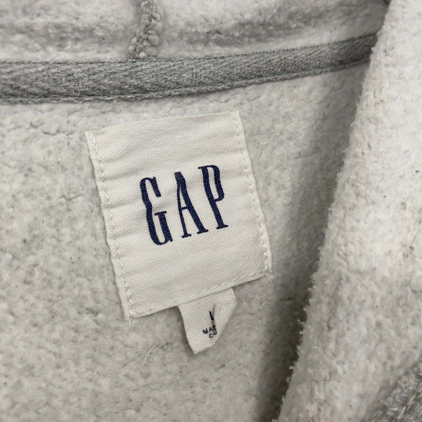 GAP　ギャップ　スウェットパーカー/フーディー　灰色　グレー　Lサイズ