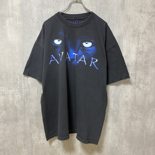 古着 used　AVATAR　アバター　半袖プリントTシャツ　ムービーTシャツ　黒　ブラック　ビッグシルエット　XXLサイズ