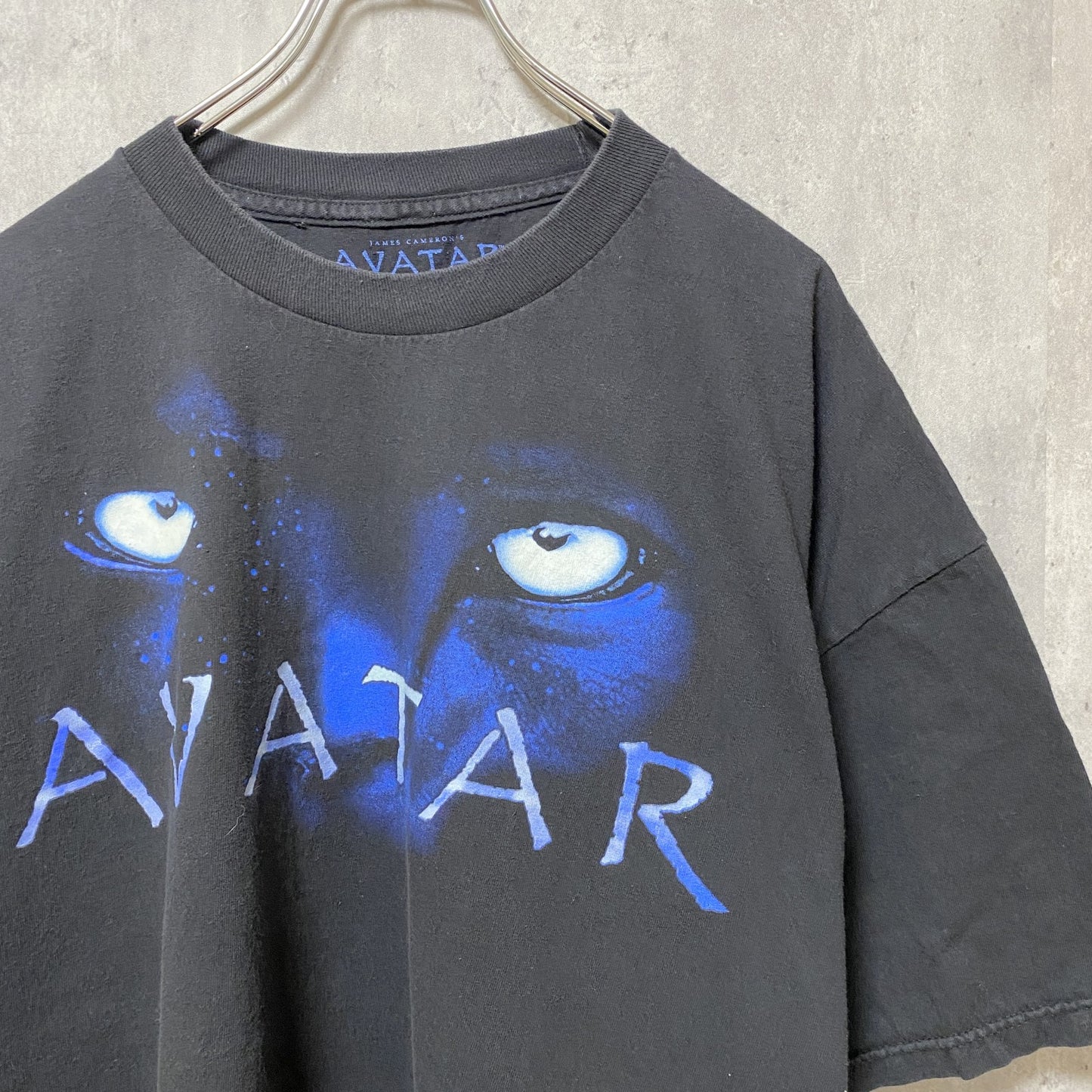 古着 used　AVATAR　アバター　半袖プリントTシャツ　ムービーTシャツ　黒　ブラック　ビッグシルエット　XXLサイズ