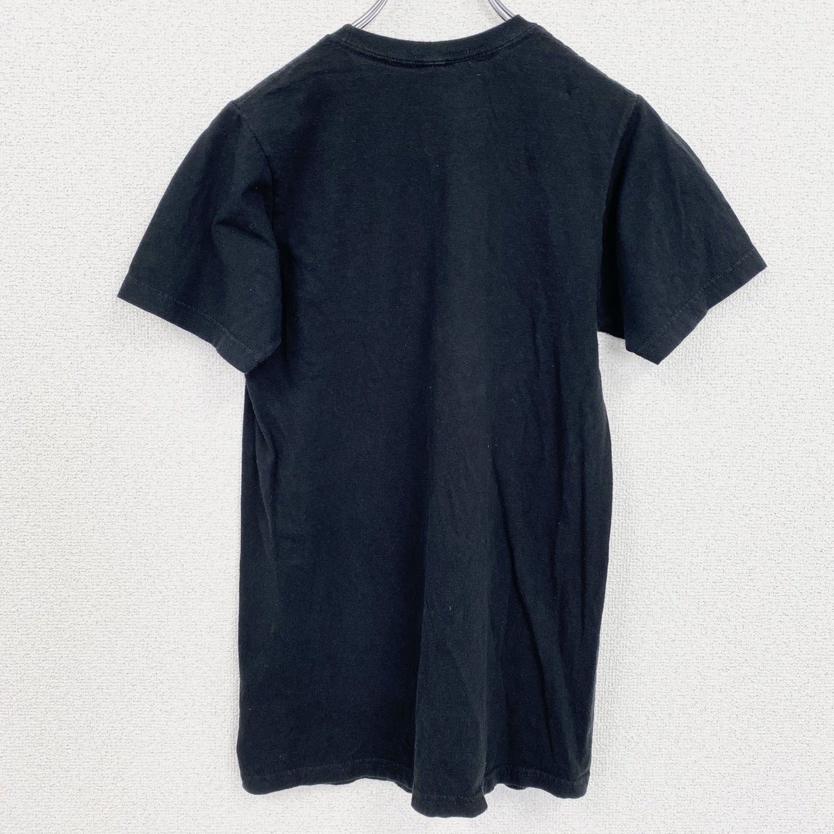 半袖アニメプリントTシャツ　スーパーサイヤ人3　黒　ブラック　クルーネック　レトロデザイン　XSサイズ　古着