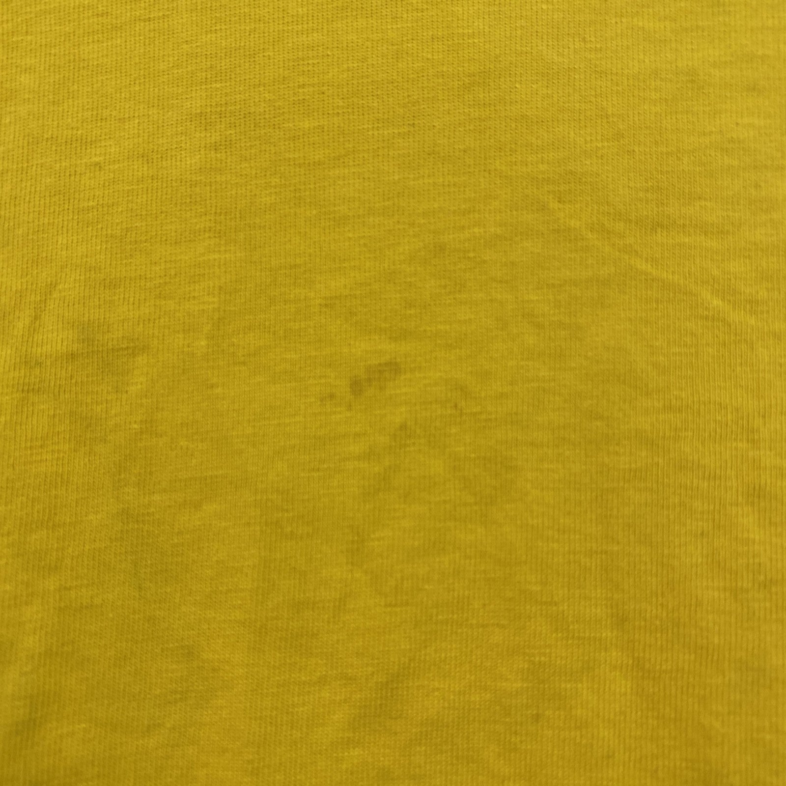 RE WARD　半袖VネックプリントTシャツ　ラスベガス　街並み　黄色　イエロー　レトロデザイン　Mサイズ　古着