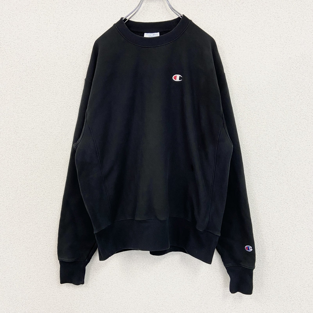 Champion　チャンピオン　リバースウィーブ　スウェット/トレーナー　黒　ブラック　Lサイズ　古着