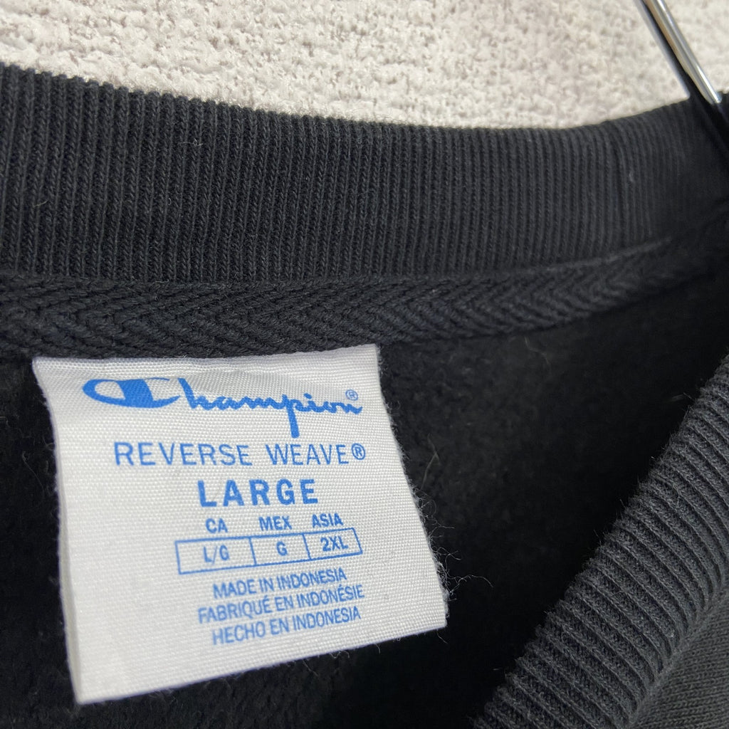 Champion　チャンピオン　リバースウィーブ　スウェット/トレーナー　黒　ブラック　Lサイズ　古着