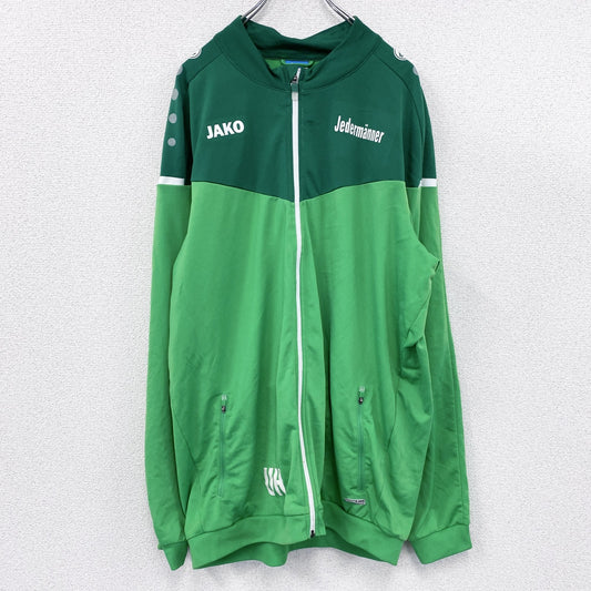 JAKO　ヤコ　トラックジャケット/ジャージ　黄緑　ライトグリーン　3XLサイズ