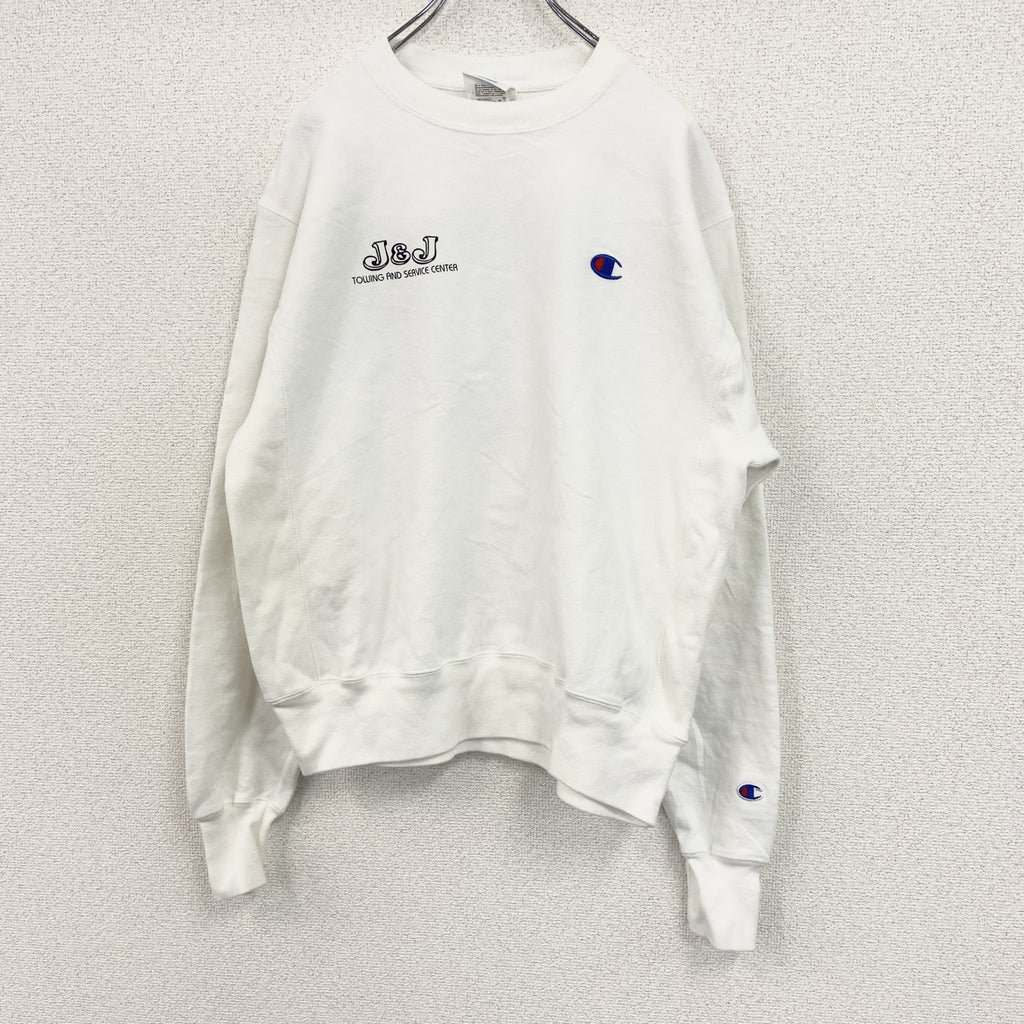 Champion　チャンピオン　リバースウィーブ　スウェット/トレーナー　白　ホワイト　Mサイズ　古着