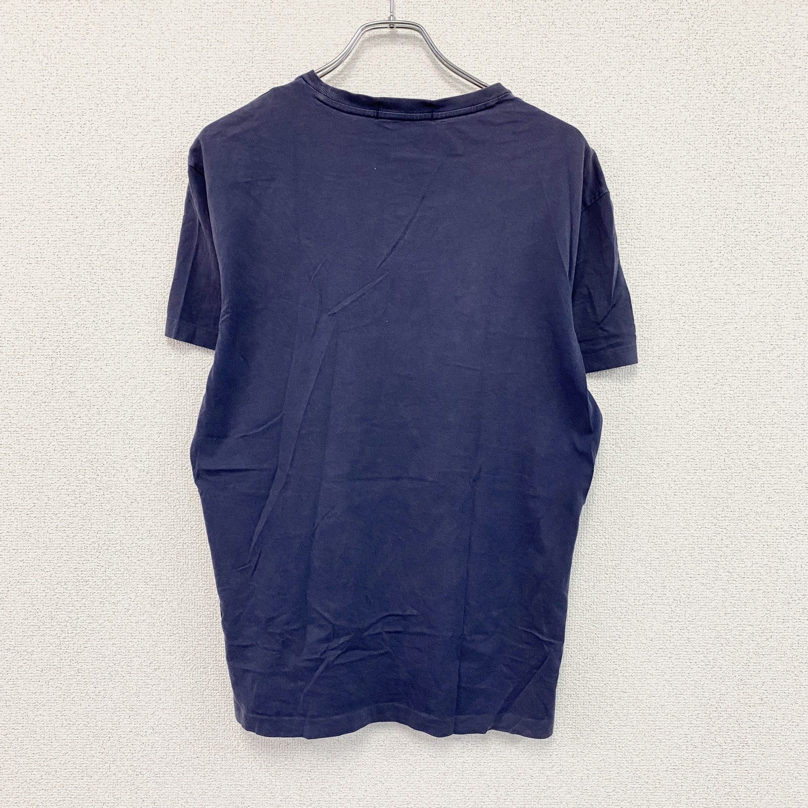 Polo by Ralph Lauren　ポロバイラルフローレン　半袖Tシャツ　ワンポイント　刺ロゴ　紺　ネイビー　Sサイズ　古着