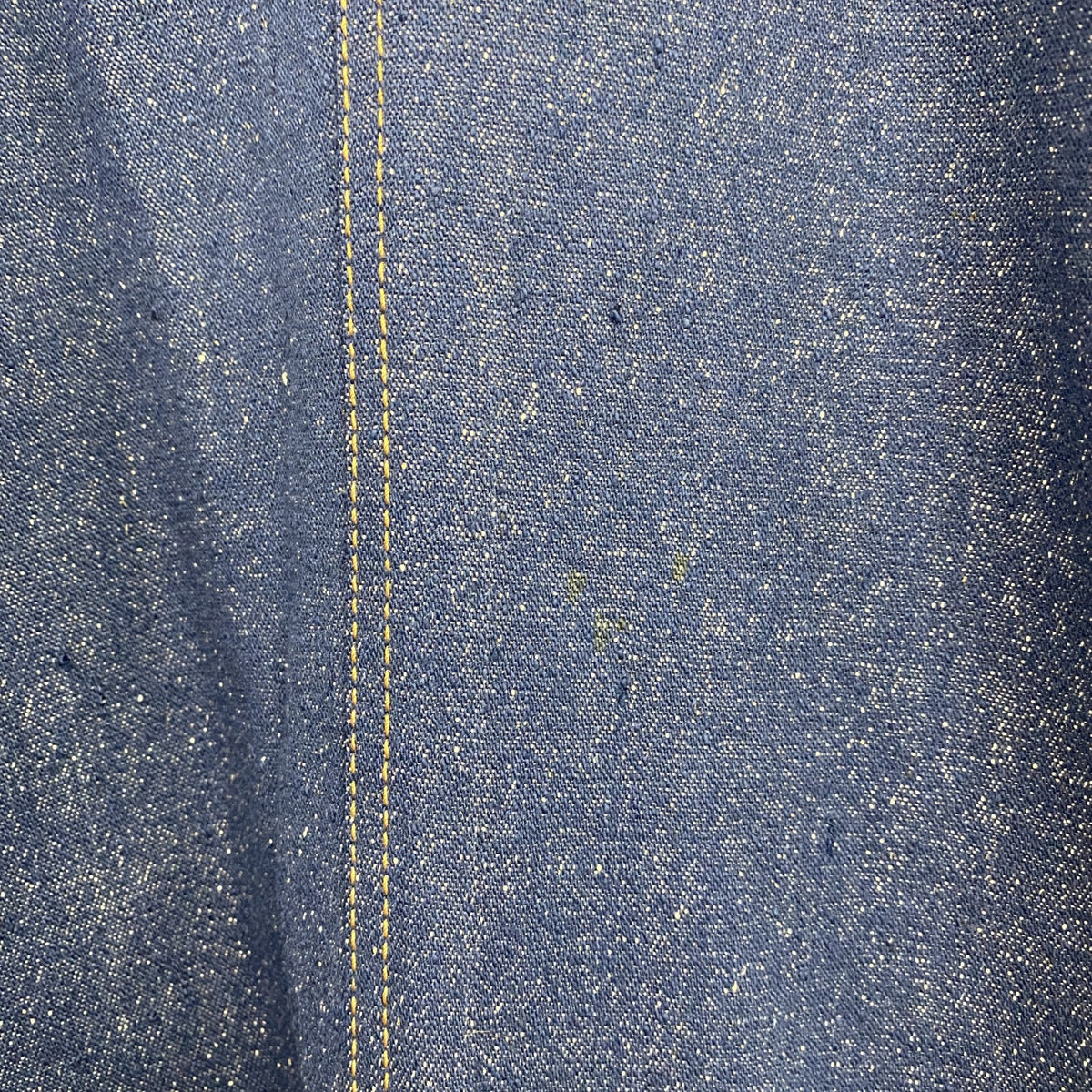 LEONARD　レオナール　ノーカラーシルクデニムジャケット　インディゴ　　古着