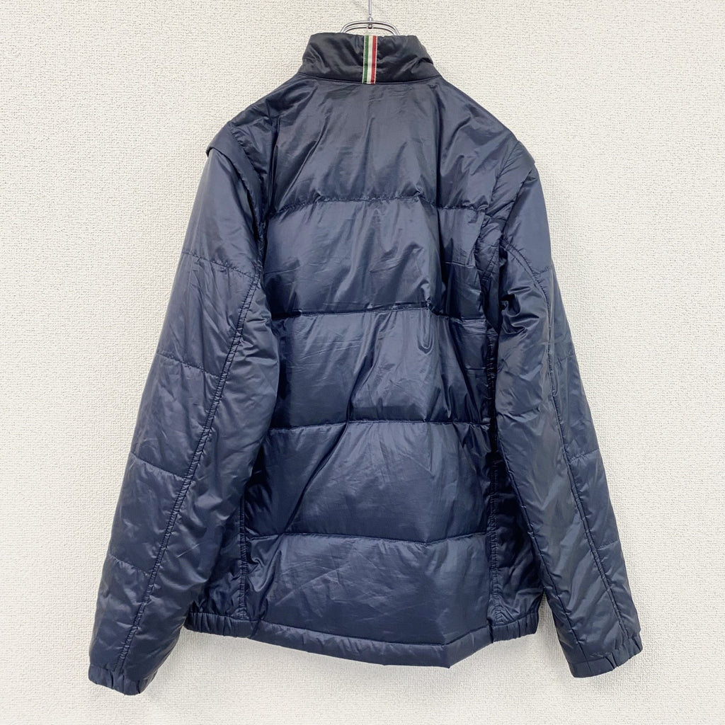 Kappa　カッパ　ダウンジャケット　2WAY　紺　ネイビー　Lサイズ　古着