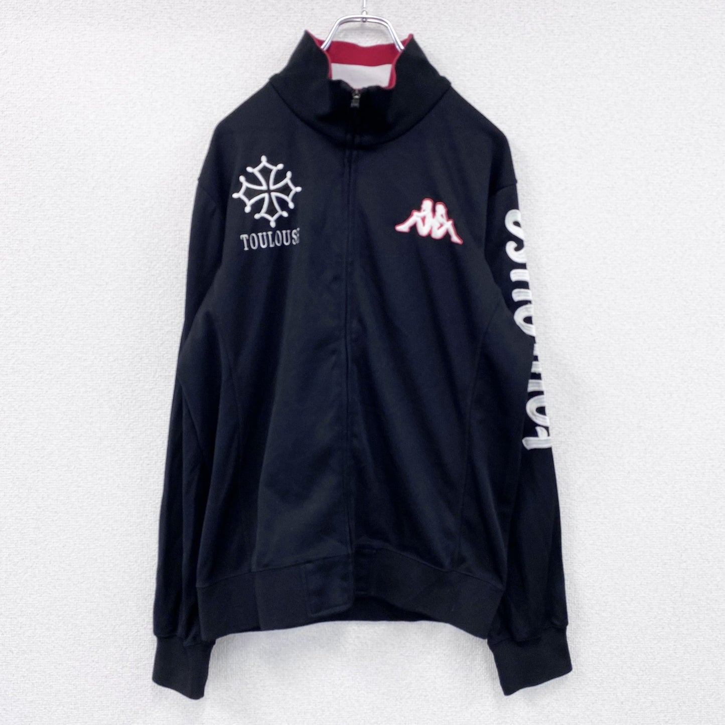 Kappa　カッパ　トラックジャケット/ジャージ　黒　ブラック　Lサイズ