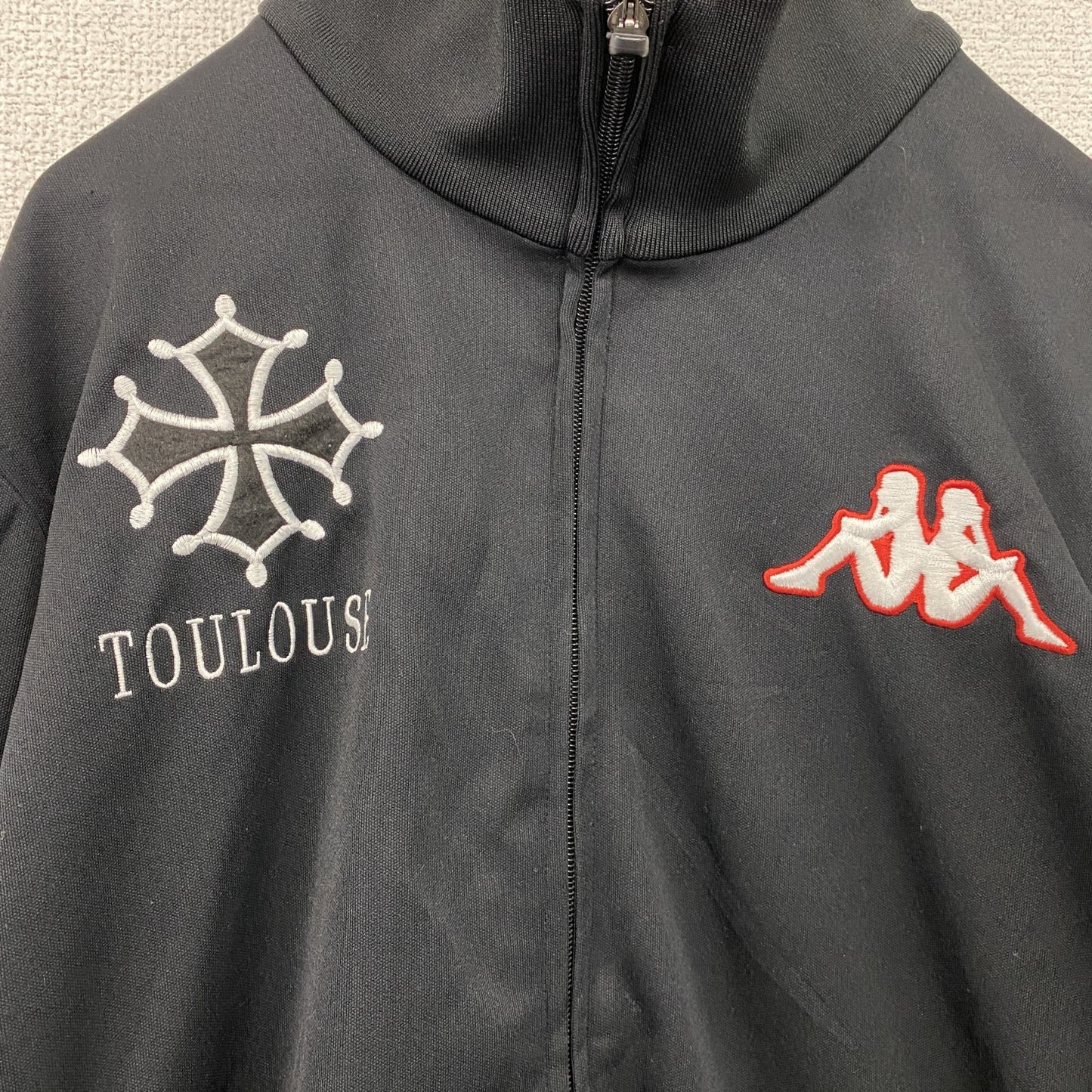 Kappa　カッパ　トラックジャケット/ジャージ　黒　ブラック　Lサイズ