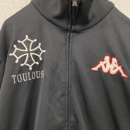 Kappa　カッパ　トラックジャケット/ジャージ　黒　ブラック　Lサイズ