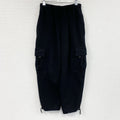 PRO 5　カーゴスウェットパンツ　ワイドパンツ　黒　ブラック　Sサイズ　古着