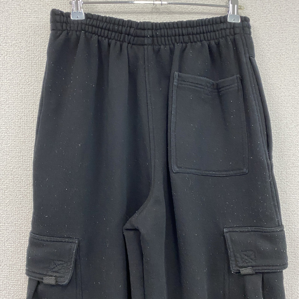PRO 5　カーゴスウェットパンツ　ワイドパンツ　黒　ブラック　Sサイズ　古着