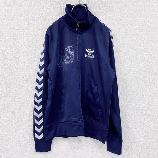 hummel　ヒュンメル　トラックジャケット/ジャージ　紺　ネイビー　XLサイズ