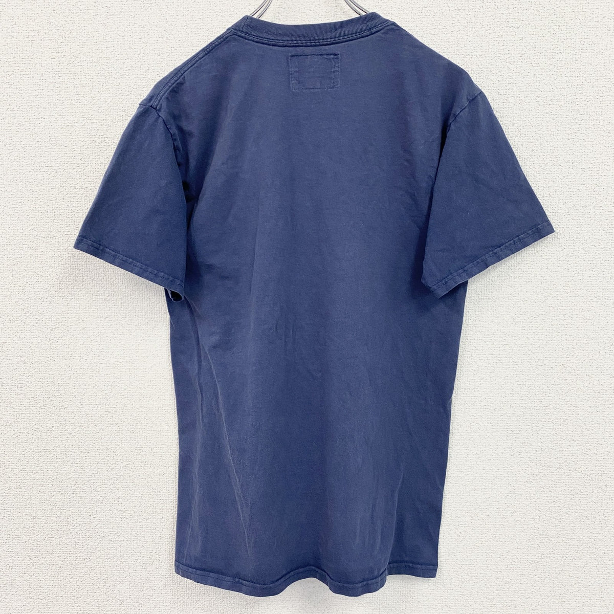 Lambretta　半袖レーシングデザインプリントTシャツ　イギリス　クルーネック　ネイビー　紺　Sサイズ　古着
