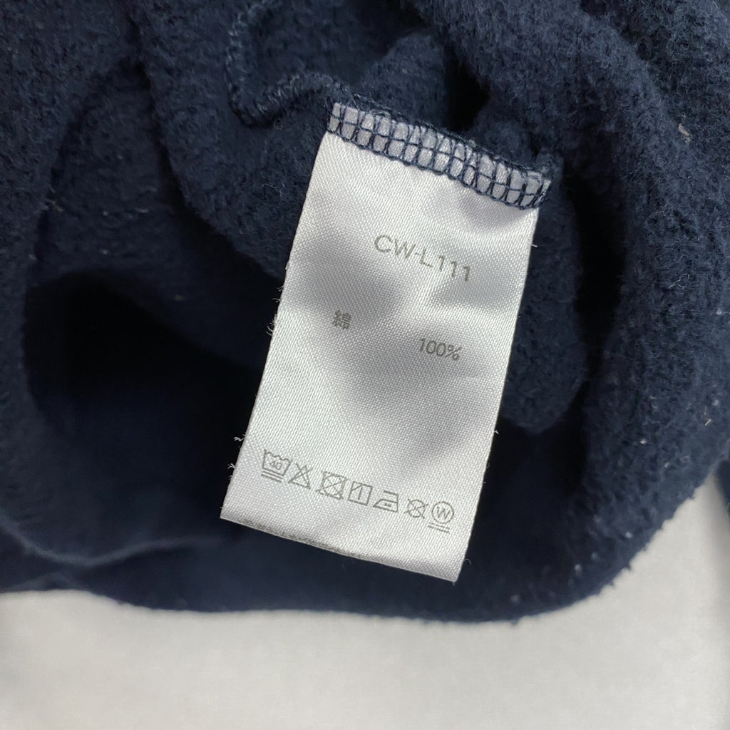 Champion　チャンピオン　スウェットパーカー/フーディー　前V　目無し　ランタグ　復刻　紺　ネイビー　Mサイズ　古着