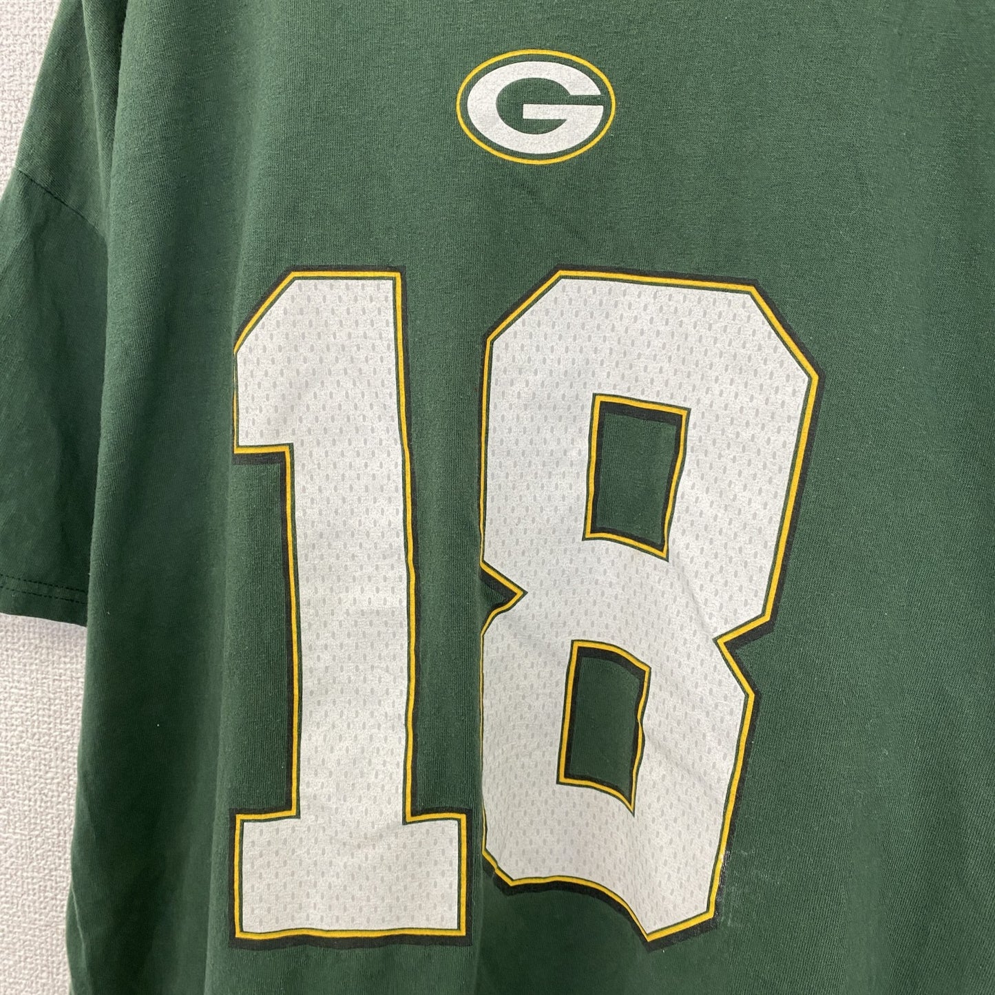 古着 used　Majestic　マジェスティック　グリーンベイパッカーズ　半袖プリントＴシャツ　NFL　グリーン　XLサイズ