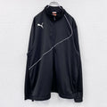 PUMA　プーマ　トラックジャケット/ジャージ　黒　ブラック　2XLサイズ　古着