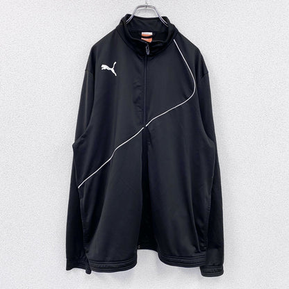 PUMA　プーマ　トラックジャケット/ジャージ　黒　ブラック　2XLサイズ