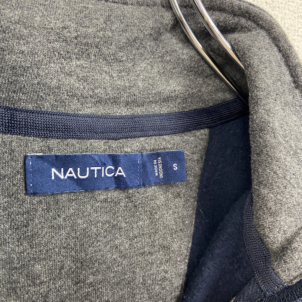 NAUTICA　ノーティカ　ハーフジップスウェット/トレーナー　紺　ネイビー　Sサイズ　古着