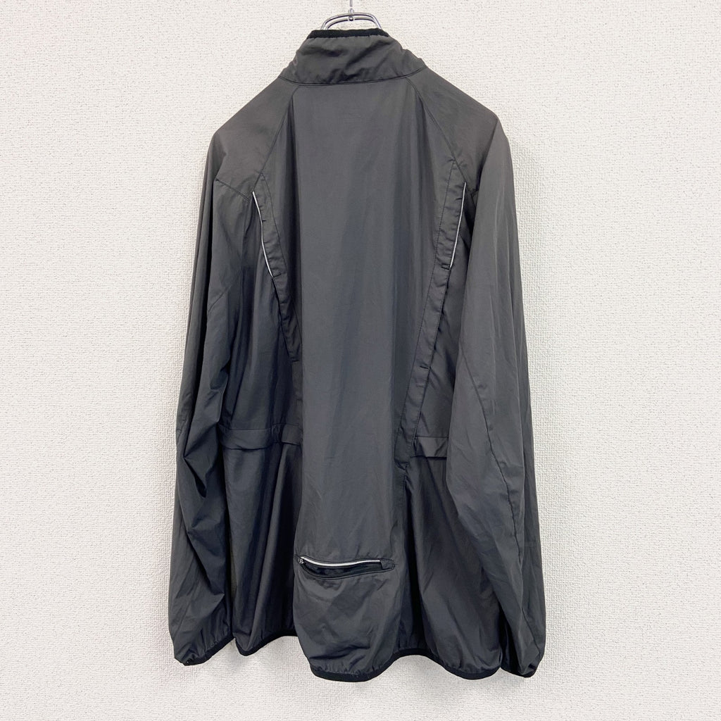 NIKE　ナイキ　ハーフジッププルオーバージャケット　ダークグレー　XLサイズ　古着