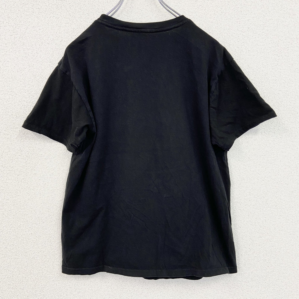 アバター　AVATAR　半袖プリントTシャツ　伝説の少年アン　クルーネック　レトロデザイン　黒　ブラック　Sサイズ　古着
