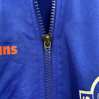 90s～　adidas　アディダス　トラックジャケット/ジャージ　パフォーマンスロゴ　ヴィンテージ　青　ブルー　Mサイズ