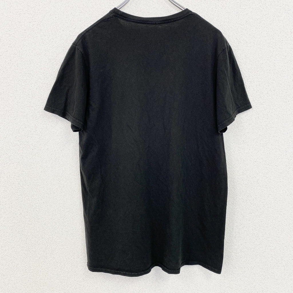 AVATAR　アバター　伝説の少年アン　半袖アニメプリントＴシャツ　キャラクターデザイン　黒　ブラック　Mサイズ　古着